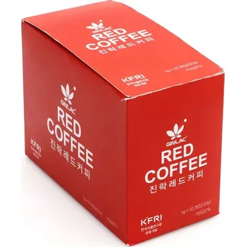 Káva Ginlac Kolumbijská káva s ženšenem RED COFFEE – 50 sáčků