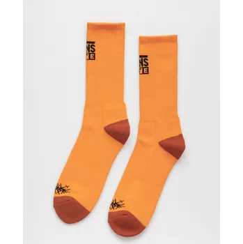 Pánské oblečení Vans Crestline Crew (solar) M, oranžová