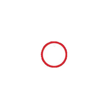 Dárková visačka Papírové visačky DREAMER průměr 40 mm, červenobílé, 180 ks