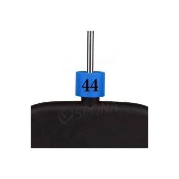 Ramínko Minireitery, značení na ramínka "44", modrá barva, černý potisk, 25ks