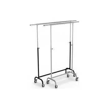 Věšák Štendr/stojan na šaty 1033, výška 140-215cm,šířka 150-210cm,antracit a chrom