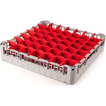 Příslušenství pro myčku G.Gastro Koš na sklenice - 50 x 50 cm - se 49 přihrádkami