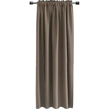 Závěs Mybesthome Vigo Blackout Zatemňovací závěs s řasící páskou, 135 × 250 cm, cappuccino, 1 ks