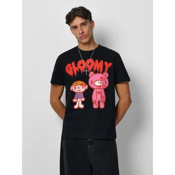 Pánské tričko Tričko s potiskem Gloomy Bear - M - House - černá - 099GG-99X