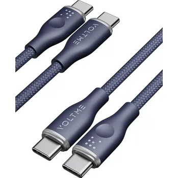 Datový kabel Voltme Powerlink Rugg 3A/60W 1m modrý1,0m (blue)