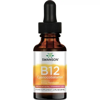 Swanson Tekutý Vitamín B12 Cyanocobalamin 59 ml
