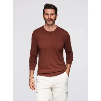 Pánský svetr Ombre Clothing Jedinečný bordó pánský svetr V4 SWSW-0183