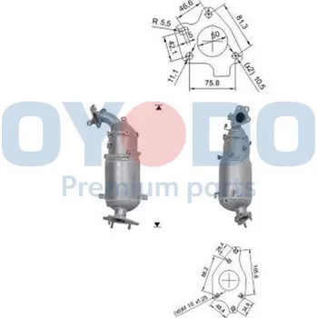 Filtr pevných částic Oyodo 20N0148-OYO Filtr sazových částic, výfukový systém (20N0148-OYO)