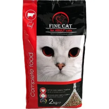 Krmivo pro kočku FINE CAT granule pro kočky s hovězím 2kg