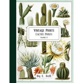 Kniha Vintage Prints: Cactus Prints (E Bell)(Brožovaná)