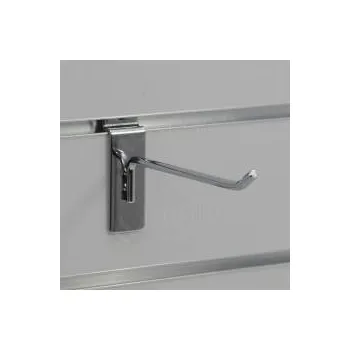 Prodejní regál SLAT hák / háček, délka 150 mm, chrom