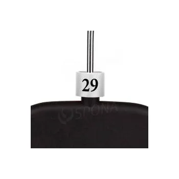 Ramínko Minireitery, značení na ramínka "29", bílá barva, černý potisk, 25ks