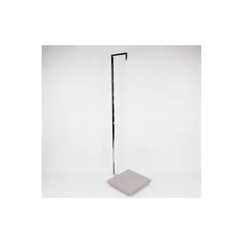 Figurína Prodejní systém CUADRO, 210, stojan k bystě 400x500x1700mm,deska malaga, chrom