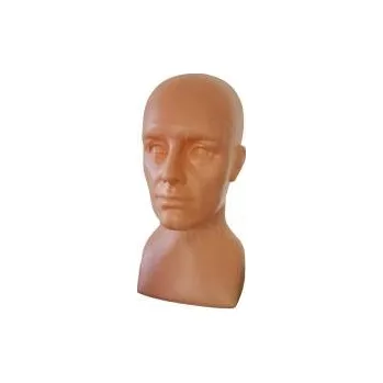 Figurína Hlava pánská ALEX plastová, barva tělová