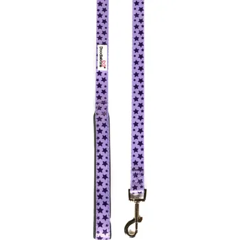 Vodítko pro psa Doodlebone Vodítko Violet Stars Velikost: S