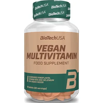 BioTechUSA Vegan Multivitamin komplexní multivitamín s minerály 60 tbl