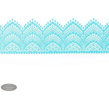 Přisada na vaření a pečení Modrá cukrová krajka - šířka 6 cm