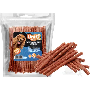 Pamlsek pro psa UNIQ Pets Tyčinky z kachního masa a rýže 500g (měkké)