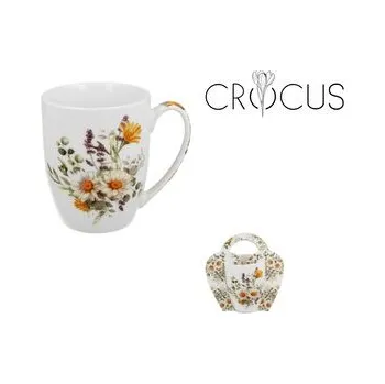 Kubek 350 ml w koszyczku DAISY (sprzedaż w zestawach po 6 szt.)