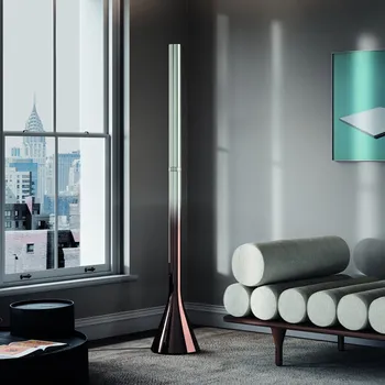 Stojací lampa Lodes 17270 3400 Croma, bronzová stojací lampa pro nepřímé osvětlení se stmívačem, 42W LED 2200 - 3200K dim-to-warm, 186cm