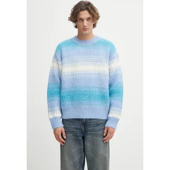Dámský svetr Svetr s příměsí vlny Kenzo Speed Stripe Jumper, M, modrá, 50X