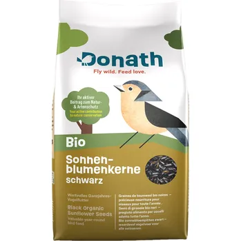 Krmivo pro ptáka Donath Organic Semena slunečnice černé 1 kg