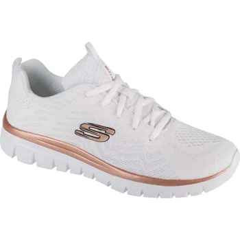 Dámské tenisky Bílé dámské tenisky Skechers Graceful - Get Connected 12615-WTRG Velikost: 38,5