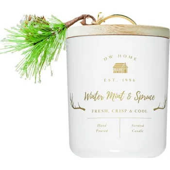 Svíčka DW Home Farmhouse Winter Mint & Spruce vonná svíčka 244 g