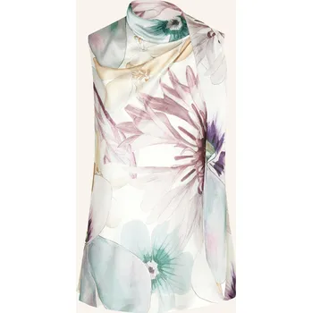 Ted Baker Dámský Top Auvea S Vázačkou, bílá / tyrkysová /...