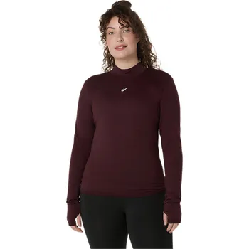 Dámské tričko Asics Road Winter Seamless LS Top W 2012D277600 - dark currant S