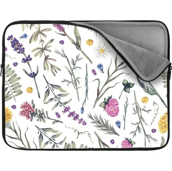 pouzdro na notebook Sablio Obal na notebook Babiččina zahrádka - 15,6"