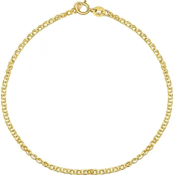 Náramek Zlatý náramek Fox ze žlutého zlata 1,7 mm varianta 19 cm FNN1205BGY-19 cm