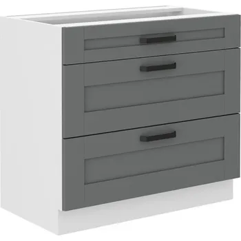 Kuchyňská skříňka Stolarz-Lempert Kuchyňská skříňka Luna DustGRWH - dolní 80 D 3S šuplíková PREMIUM BOX