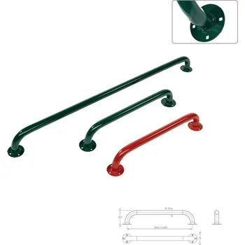 Doplněk pro dětské hřiště KBT Madlo kovové 500mm zelené