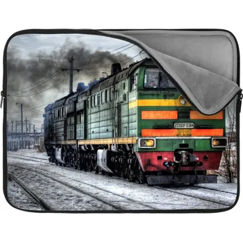 pouzdro na notebook Sablio Obal na notebook Lokomotiva - 17"