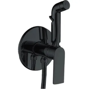 Bidetová baterie s bidetovou sprškou MIXXUS PREMIUM ALEX 002 (INNER) BLACK, černá | ALEX 002 (INNER) BLACK