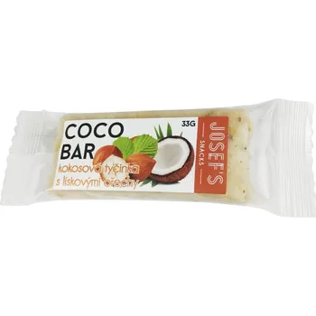 Josef's Snacks Kokosová tyčinka s lískovými ořechy