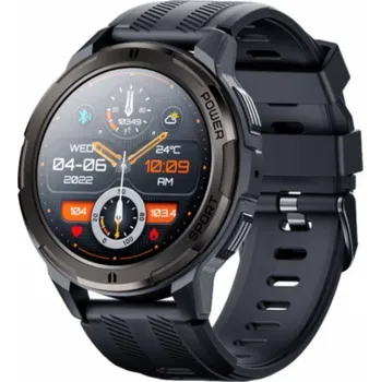 Chytré hodinky Chytré hodinky Rubicon SmartWatch Rubicon RNCF26 černé silikonové konverzace BT Call.
