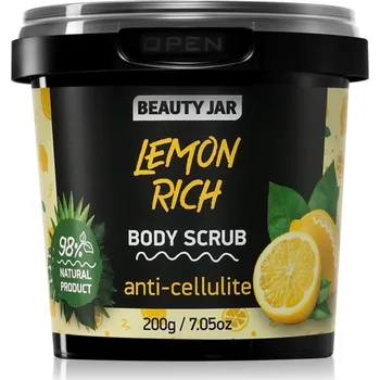Tělový peeling Beauty Jar Lemon Rich tělový peeling na celulitidu 200 g