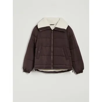 Dámský kabát Prošívaná bunda - XS - House - hnědý - 157AK-88X