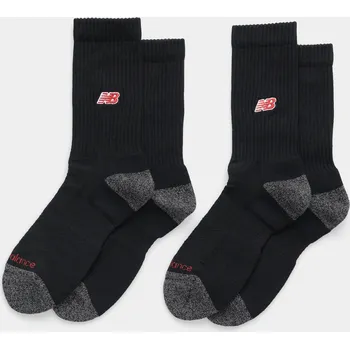 Pánské ponožky New Balance Active Premium Crew 2Pc (black) L, černá
