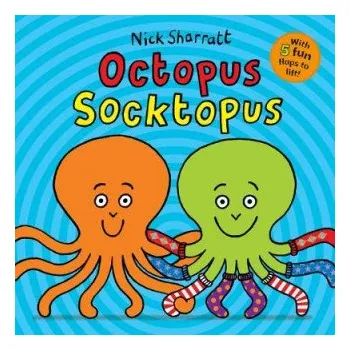 Cizojazyčná kniha Octopus Socktopus (Nick Sharratt)(Leporelo)