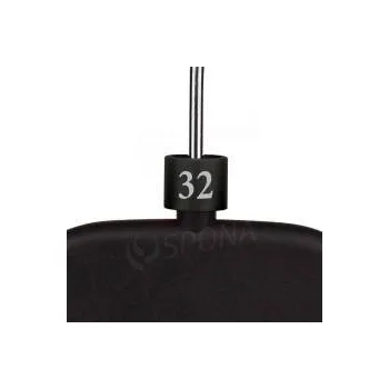 Ramínko Minireitery, značení "32", černá barva, stříbrný potisk, 25ks