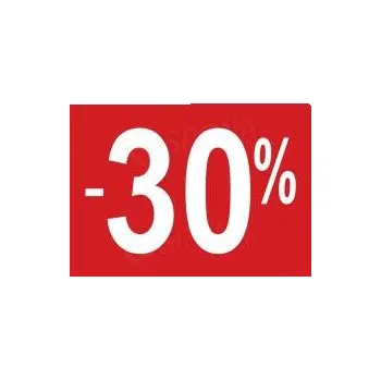Dárková visačka Papírový banner, plakát SKONTO 700 x 500 mm, "-30%", červený, 2 ks