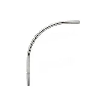 Prodejní regál Trubkový systém BLOCK 25, čtvrtkruh, 610 x 525 mm, chrom