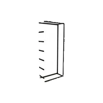 Prodejní regál Prodejní, policový systém BIGSHOP KIT 05EA, 622x442x2400x365mm,matná černá