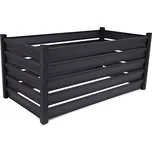 Kompostér Trestles KOMP12 2100x1100x1000 mm, 2200 l, černý