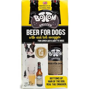 Woof & Brew Dárkový set Pivo pro psy Bottom Sniffer 2x
