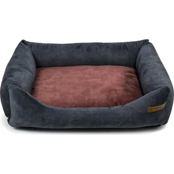 Pelíšek pro psa Rexproduct Pelíšek SoftBED Eco Dark Grey / Bordeaux Velikost: L