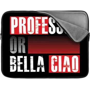 pouzdro na notebook Sablio Obal na notebook La Casa de Papel Professor or Bella Ciao motiv 3 - 17"